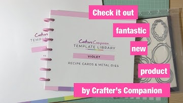 Template Library by #crafterscompanion @CraftersCompanionUSA #templatelibrary