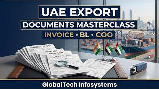 UAE Export Documentation 🇦🇪 | Invoice, Packing List, Shipping Bill, BL & COO Explained | Hindi