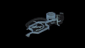 Berlin Hyperloop station: The symbiosis of continuous and discrete materiality