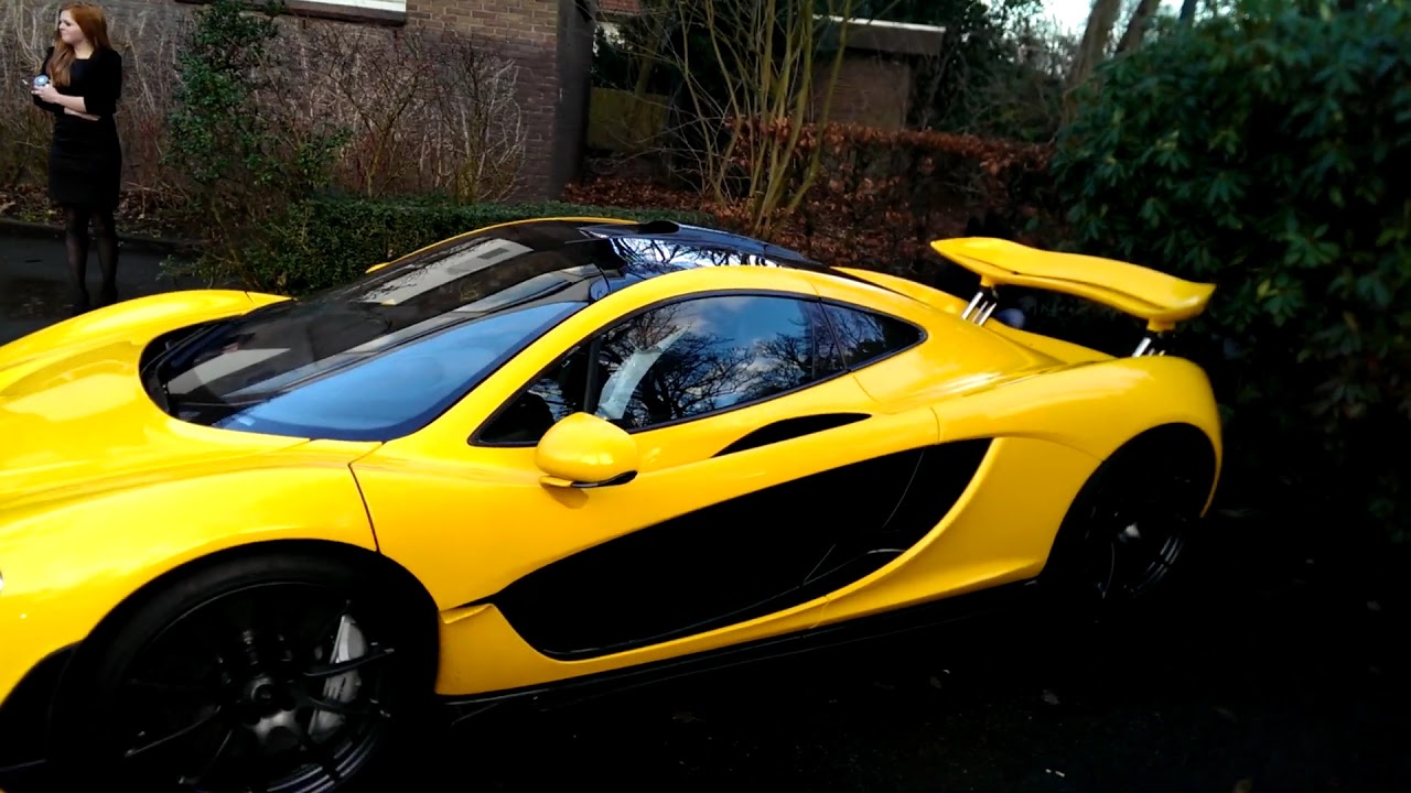 McLaren P1 on RACE MODE. Spoiler Deployed - YouTube