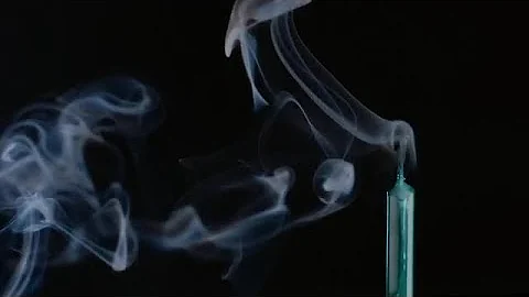 Blowing Out Candle In Slow-Motion Stock Video