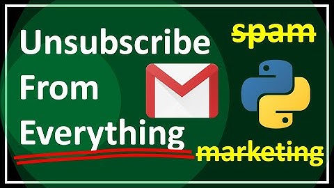 A simple bot to unsubscribe from all your annoying emails