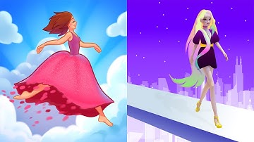 Hover Skirt VS Hair Challenge - All Levels Gameplay Android, ios (Part 124)