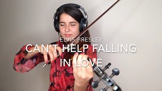 Video thumbnail of "Can't Help Falling In Love- Elvis Presley- Violin Cover- Barbara Krajewska"