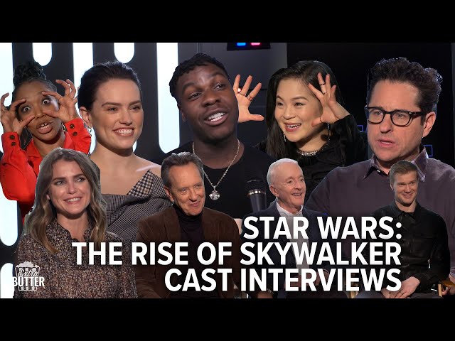 The Cast of Star Wars: The Rise of Skywalker Talks! 