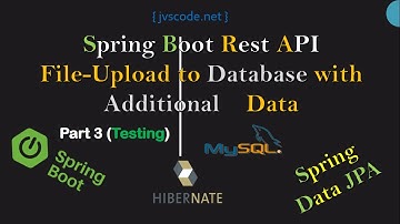 Spring Boot  REST API File-Upload with additional data. Part #3 (Testing with postman)