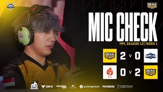 SIKAT HABIS RBL & AURA DI WEEK 1 | MIC CHECK MPL ID S13