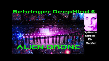 Behringer DeepMind 6 Alien Drone Analog Synthesizer Rik Marston