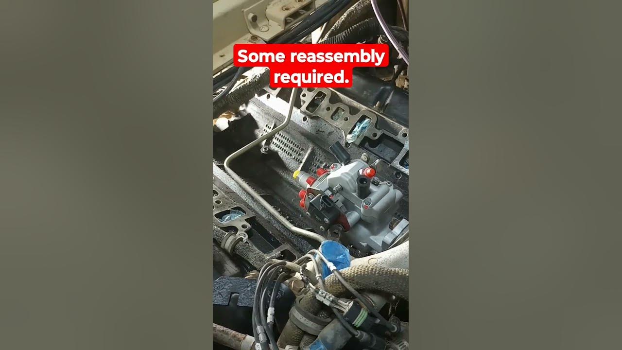 HMMWV injection pump - Commence reassembly. - YouTube