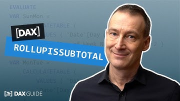 ROLLUPISSUBTOTAL - DAX Guide