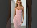 The Perfect🥀 Our VALORA Embellished Maxi Dress In pink🩷 #Shorts #Fashion #Viral #10millionview