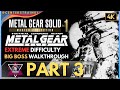 Metal Gear Solid 1 Walkthrough Extreme Difficulty [Big Boss Rank] 4K Part 3 &quot;Ninja Boss&quot;