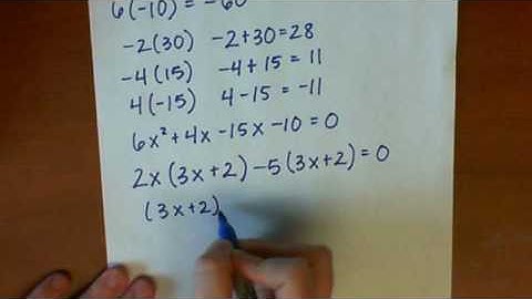 Solving quadratics by factoring