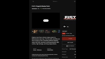 Today Epic Games Free Game is F.I.S.T Forged in Shadow Torch (26.12) and What is Tomorrow Free Game🤔