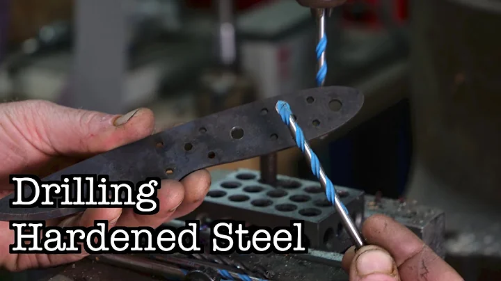 How to Drill Hardened Steel  - Knifemaking Top Tips