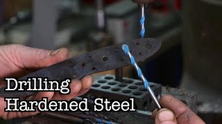 How to Drill Hardened Steel - Knifemaking Top Tips