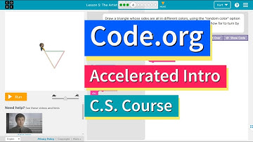 The Artist - Lesson 5.3 Tutorial with Answers - Code.org Accelerated Intro to CS Course