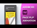 Page Flip Animation in Adobe Xd ft. @Saptarshi Prakash | Design Weekly