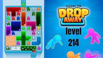 Drop Away level 214 Walkthrough Solution 