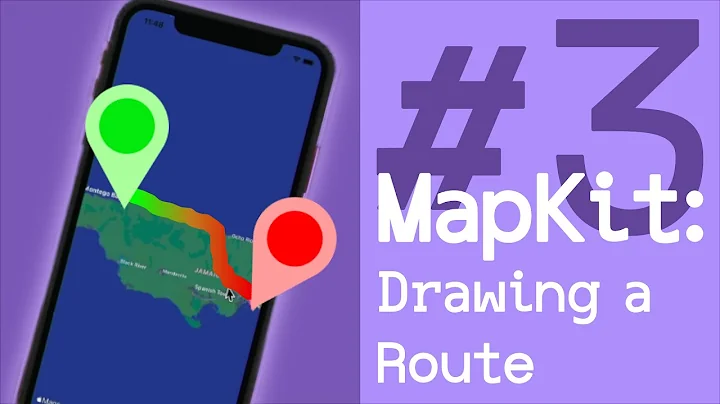 MapKit | Drawing a Route on a Map | Swift + UIKit | Part 2