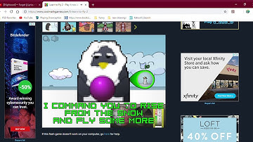 A penguin rains DEATH AND DESTRUCTION in Antartica -Learn to fly 2