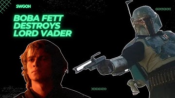 Boba Fett Destroys Lord Vader | SWGOH