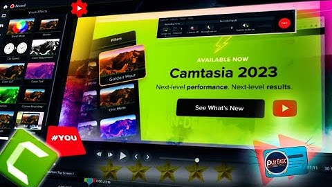 Camtasia 2023 | camtasia tutorial 2023 | camtasia studio | techsmith | what