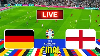GERMANY vs ENGLAND || Final UEFA Euro 2024 || Full Match All Goals - Live Football Match || PES 21