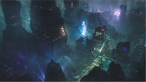 Creating a cyberpunk city with C4D and Photoshop🔥