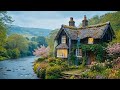 Dreamy riverside cottage 🌸🍃 | Rainfall, blooming garden &amp; peaceful nature sounds💦