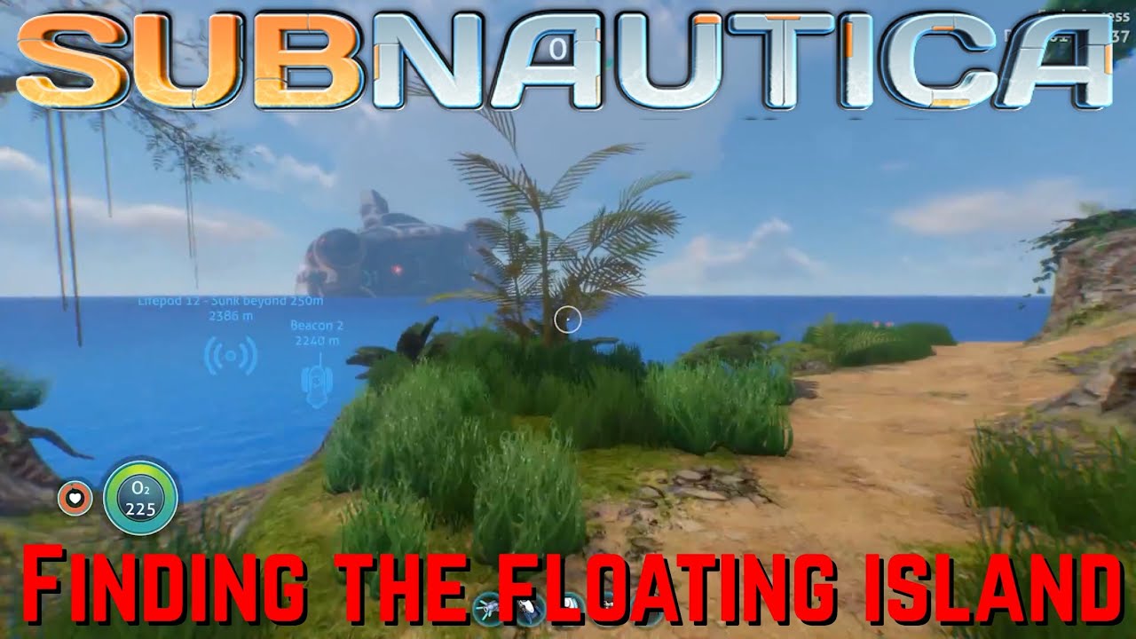 Subnautica Finding the Floating Island & Blueprints For a Better Base