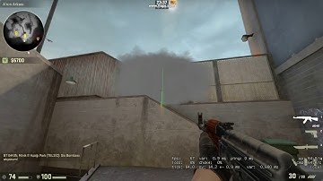 Garbage Smoke Overpass in CS:GO