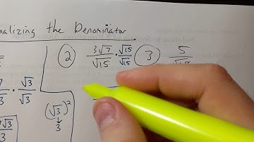 Rationalizing the Denominator Video