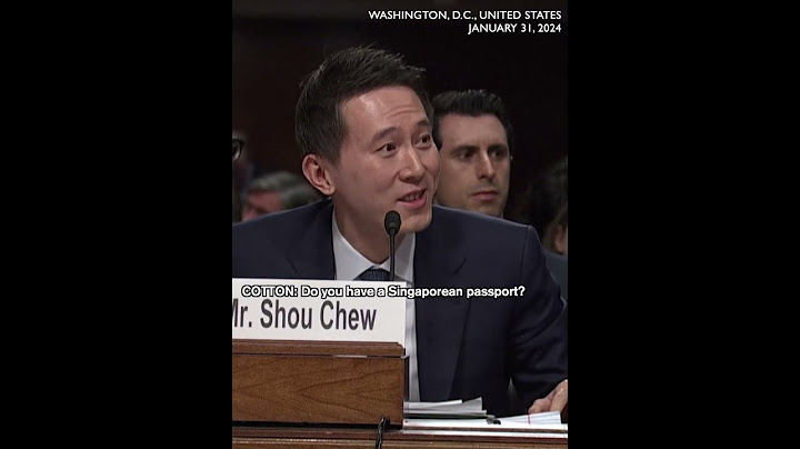 'Have you ever been a member of the CPC?' - US senator asks TikTok's Singaporean CEO