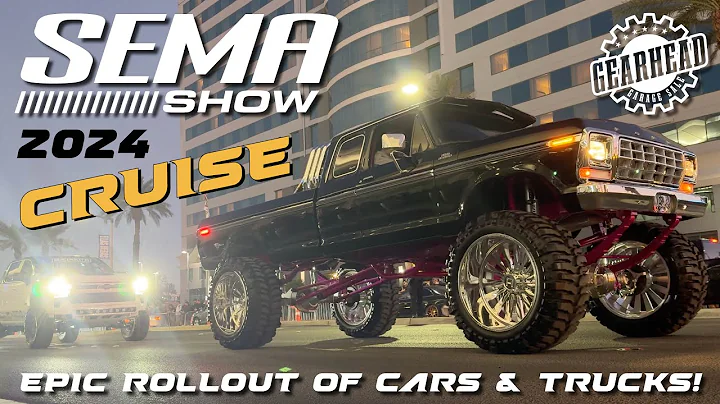 SEMA CRUISE 2024!  The hottest custom cars and trucks roll out from the Las Vegas Convention Center