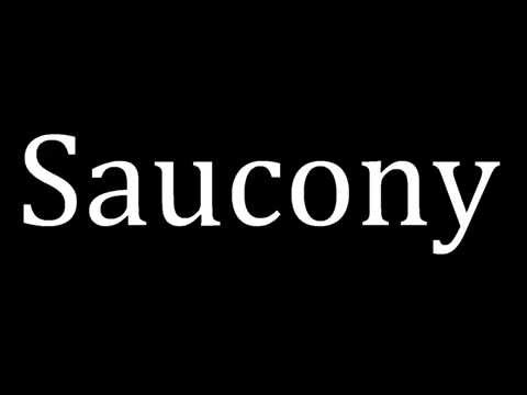 how do you pronounce saucony shoes