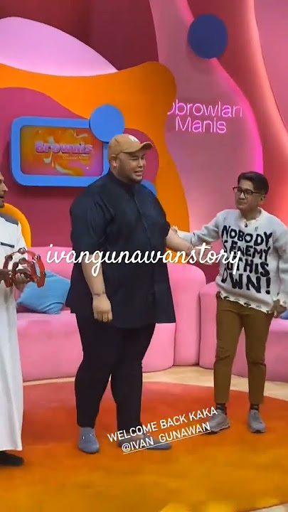 pak haji iGun disambut di brownis trans TV.. #ivangunawan