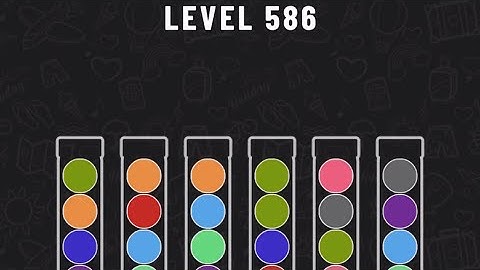 Ball Sort Puzzle Level 586 #ballsortpuzzle #ballsortpuzzlegameplay #puzzlegame #mobilegames