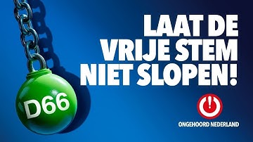 Stop de sloop van de vrijheid.