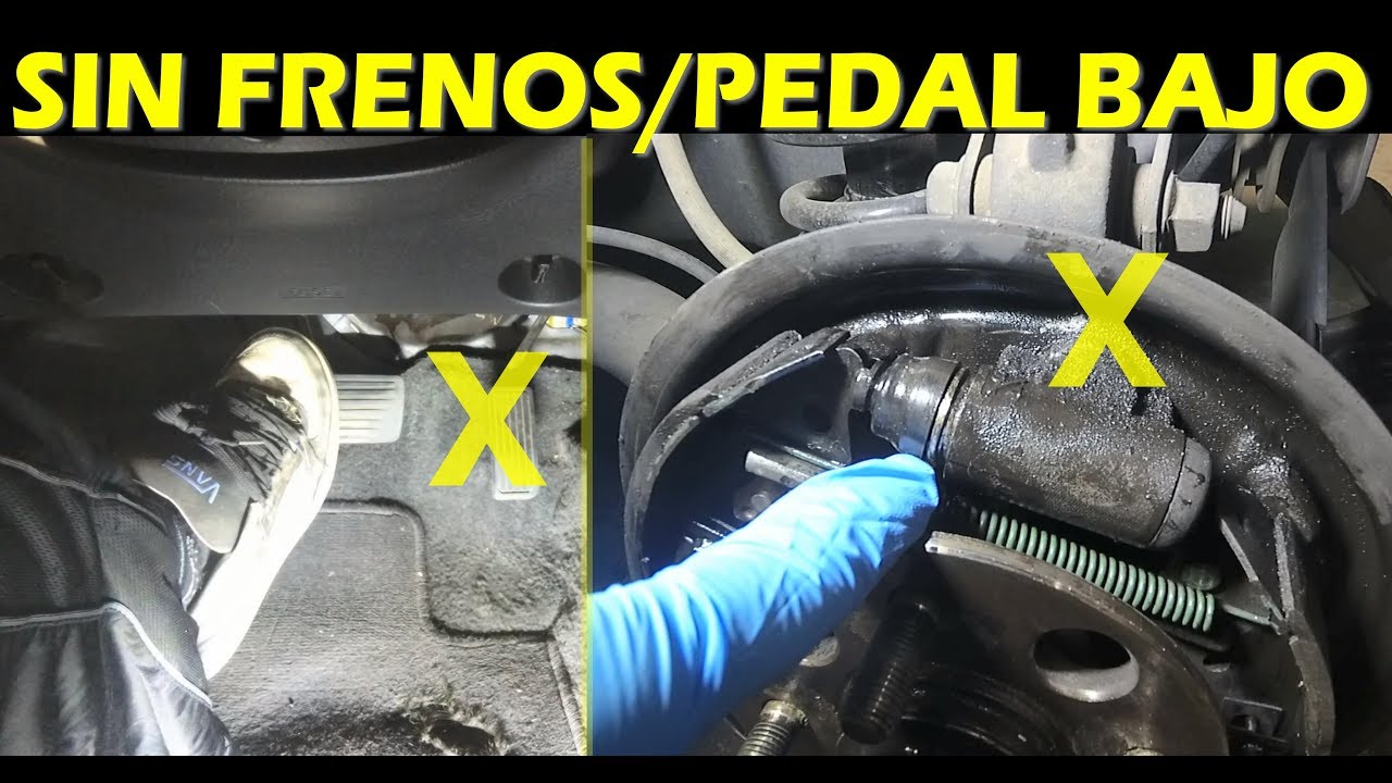 Auto que se quedo sin Frenos con el pedal hasta abajo (diagnostico) - YouTube