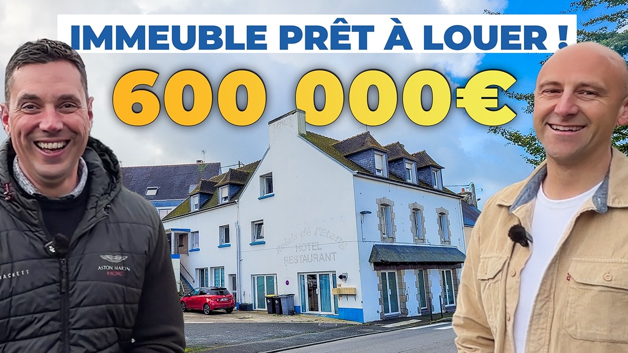 🧐 RENTABLE et BRETAGNE  Est ce POSSIBLE ?! TRANSFORMATION D’UN HÔTEL RESTAURANT EN IMMEUBLE LOCATIF 