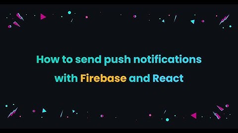 Push notifications with Firebase Messaging [Demo]