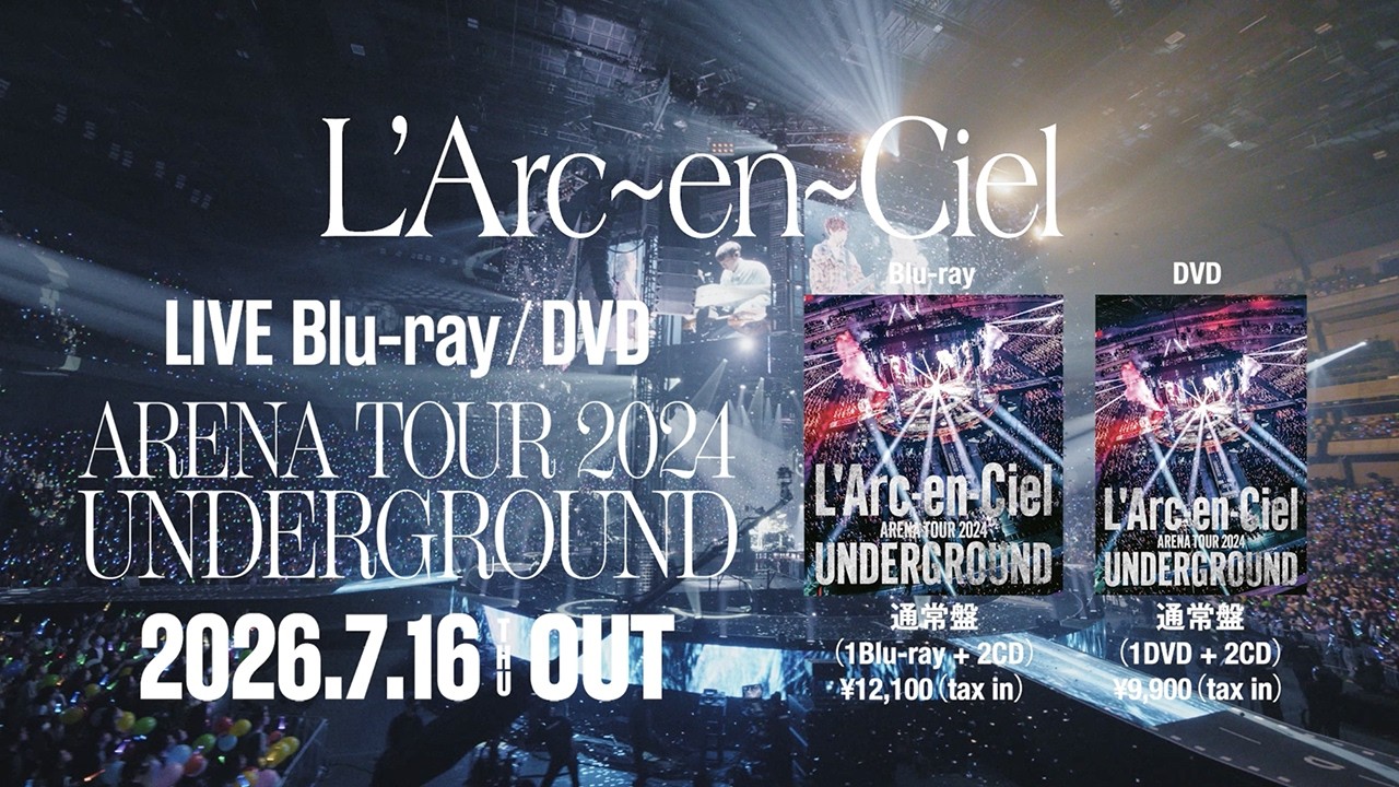 LIVE Blu-ray/DVD 『ARENA TOUR 2024 UNDERGROUND』 - YouTube