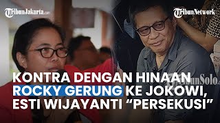 Anggota DPR PDIP Esti Wijayanti Ikut 'PERSEKUSI' Rocky Gerung di Jogja: Tak Punya Adab & Budaya