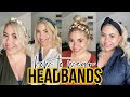 7 Ways to Wear a Knotted Headbands