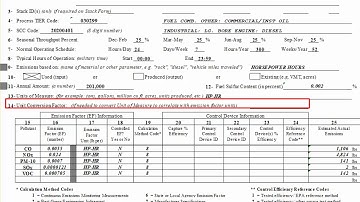 Emissions Inventory Training Video 4: General Process Form