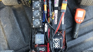 KRATON 6s/ also stretched Typhon￼ setup  is ready to hit 100mph on next speed run (XLX2 setup)