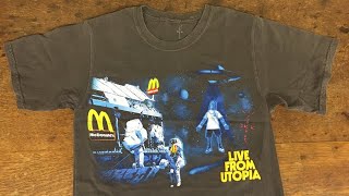 Travis Scott x McDonald’s Live From Utopia T-Shirt