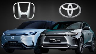 Toyota bZ4X Concept vs Honda SUV E:Prototype Concept | Visual comparison