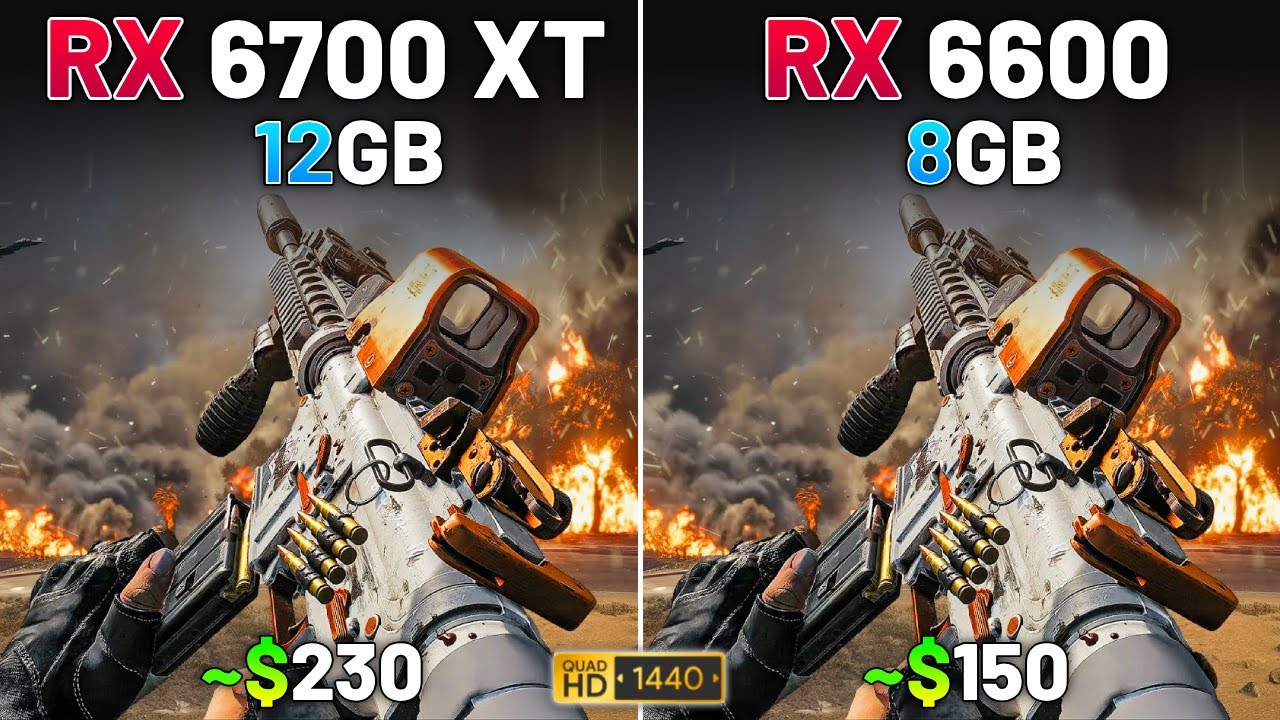RX 6700 XT vs RX 6600 in 2026 | Test in 15 Games | 1440p